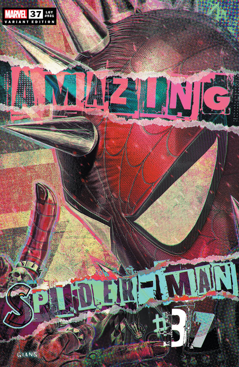AMAZING SPIDER-MAN 37 JOHN GIANG SPIDER-PUNK VARIANTS!