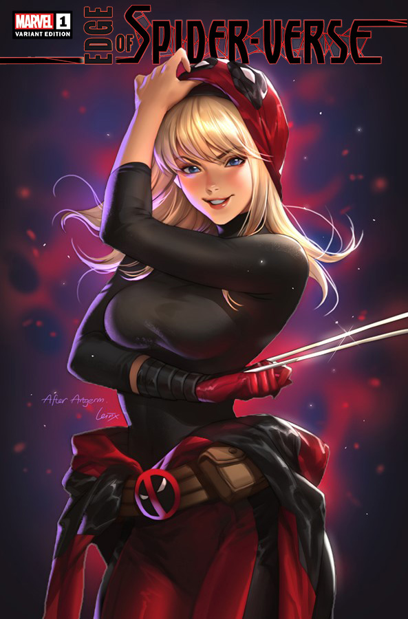 Check out this foil variant cover for Edge of Spider-Verse