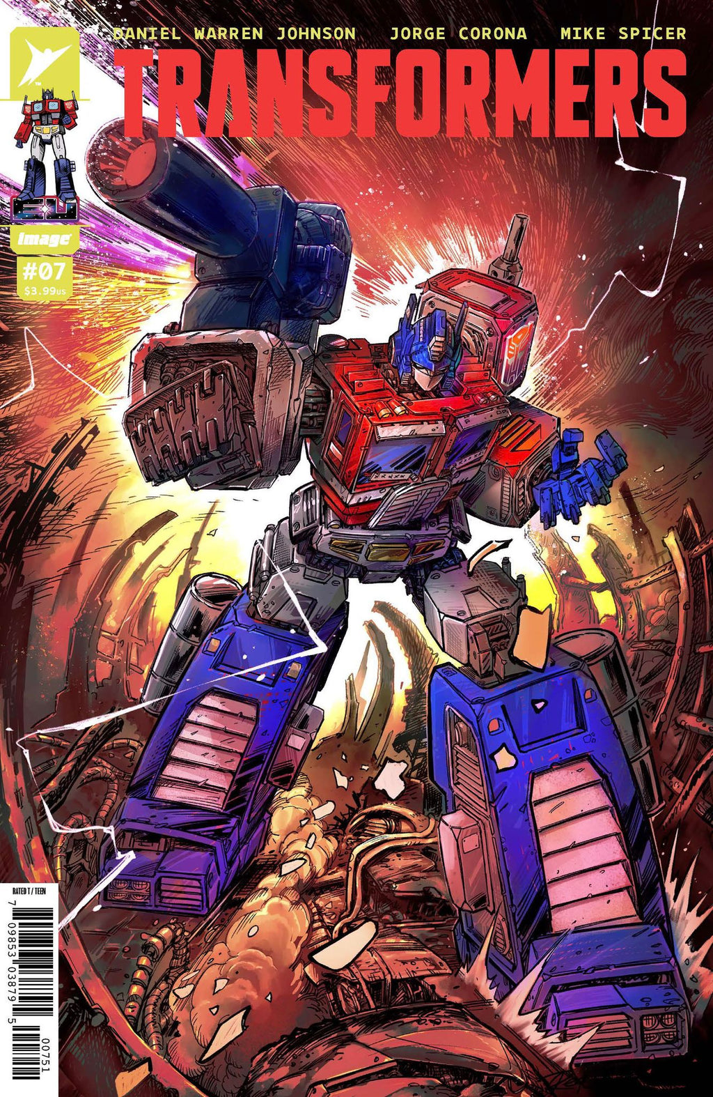 TRANSFORMERS 7 JOHN GALLAGHER AND RED CODE VARIANTS– The Comic Mint