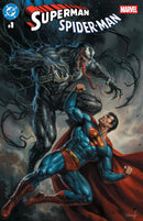 SUPERMAN SPIDER-MAN 1 DC/MARVEL LUCIO PARRILLO VARIANT