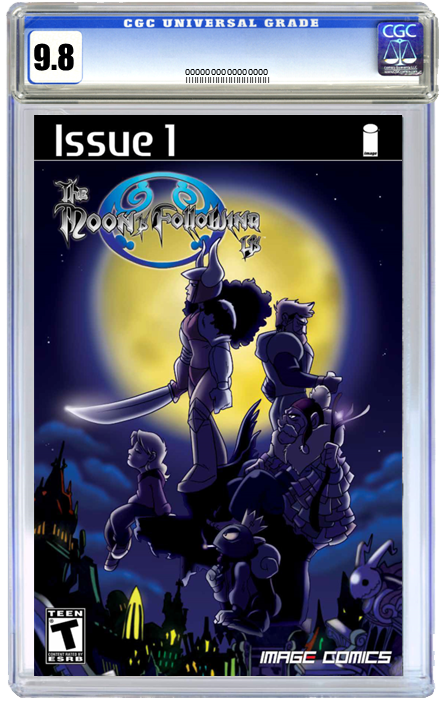 THE MOON IS FOLLOWING US 1 TRISH FORSTNER KINGDOM HEARTS VARIANT