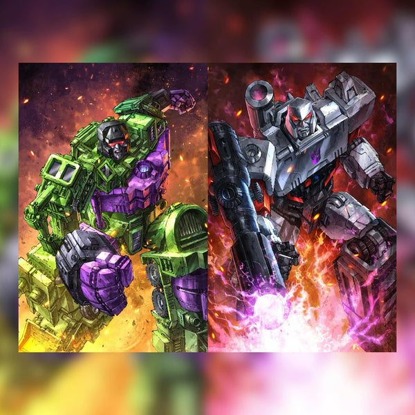 TRANSFORMERS 13 ALAN QUAH DEVASTATOR AND MEGATRON VARIANTS!– The