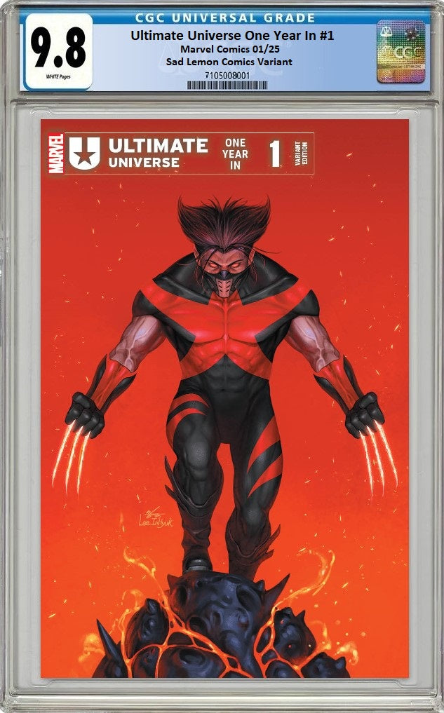 Wolverine Yearone ULTIMATE UNIVERSE ONE YEAR IN 1 INHYUK LEE FIRST ULTIMATE WOLVERINE VA ...