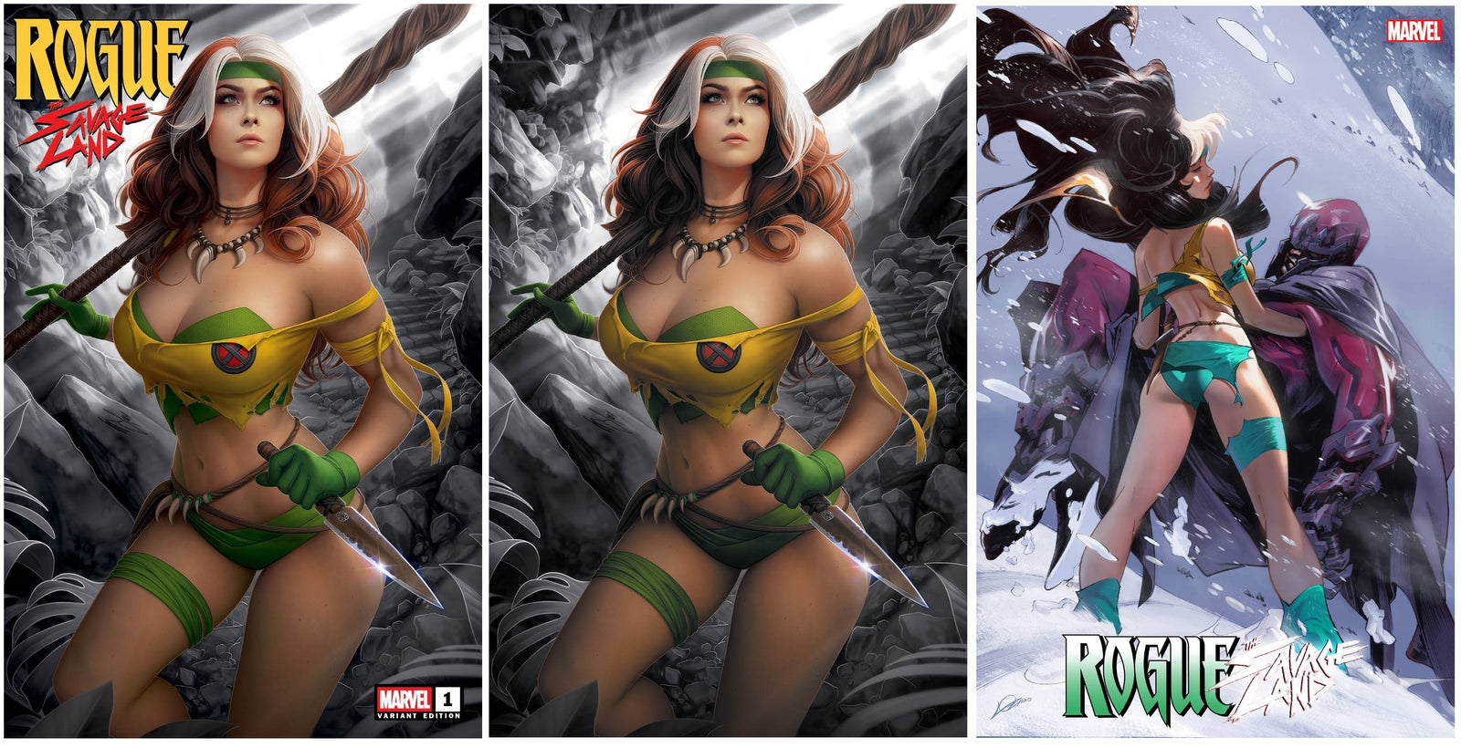 ROGUE : THE SAVAGE LAND 1 WARREN LOUW VARIANTS– The Comic Mint