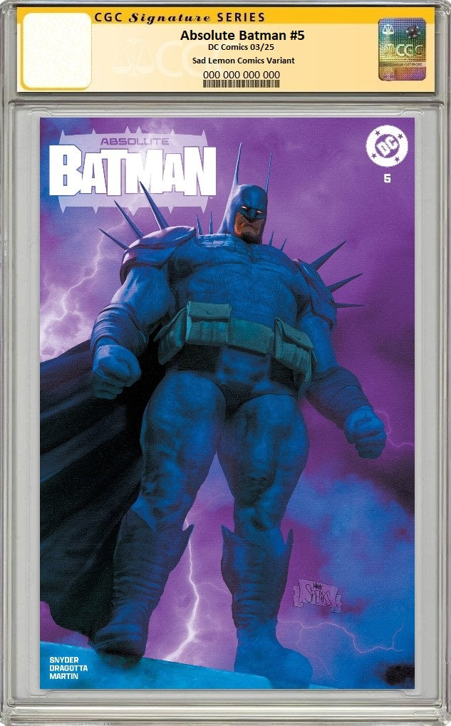 ABSOLUTE BATMAN 5 MARK SPEARS VARIANT