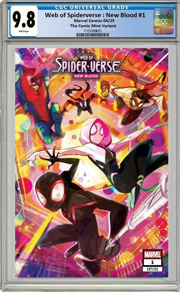 WEB OF SPIDER-VERSE NEW BLOOD 1 NICOLETTA BALDARI VARIANT