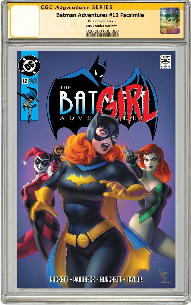 BATMAN ADVENTURES 12 FACSIMILE WARREN LOUW FOIL VARIANT