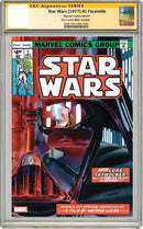STAR WARS 1 (1977) MIKE MAYHEW VADER OBI WAN VARIANT
