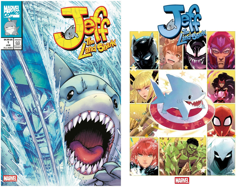 JEFF THE LAND SHARK 1 TODD NAUCK HOMAGE VARIANT