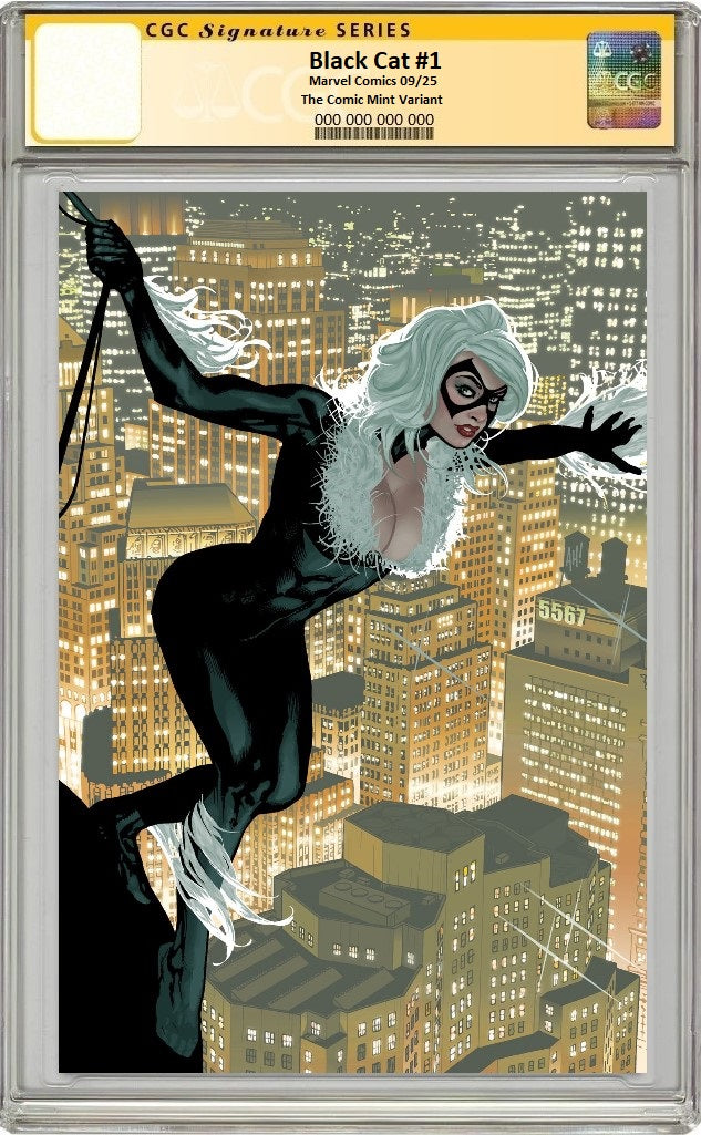 BLACK CAT 1 (2025) ADAM HUGHES VIRGIN VARIANT