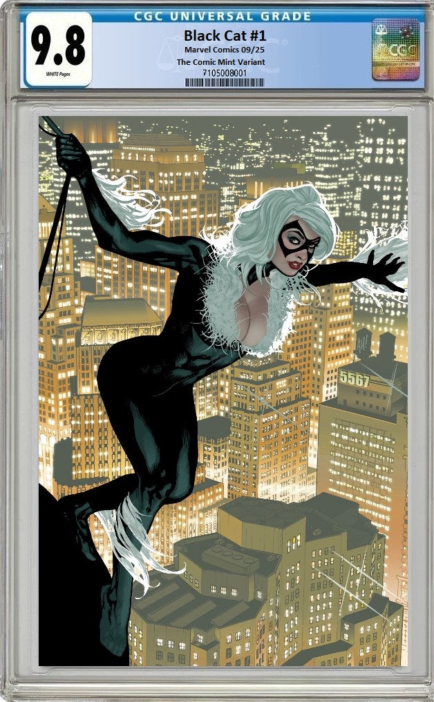 BLACK CAT 1 (2025) ADAM HUGHES VIRGIN VARIANT