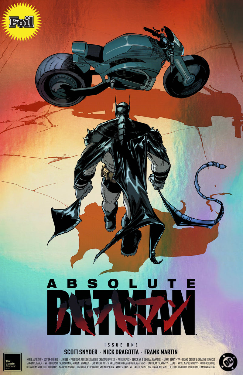 ABSOLUTE BATMAN 1 FOIL JAVIER FERNANDEZ AKIRA HOMAGE VARIANT– The