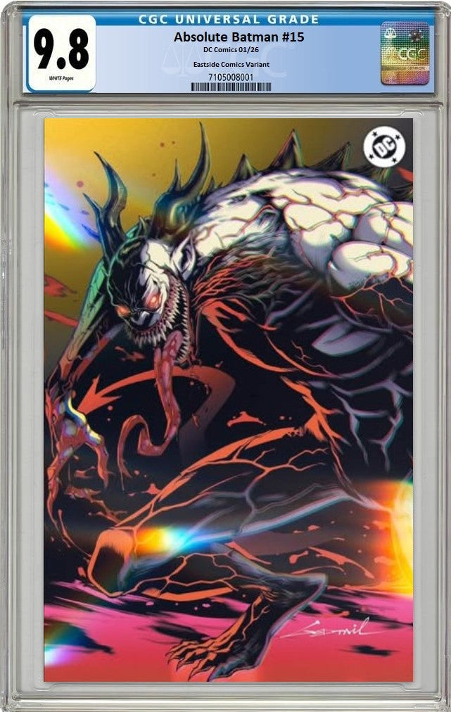 ABSOLUTE BATMAN 15 VIRGIN GOLD FOIL GODTAIL VARIANT FEATURING FIRST AP ...