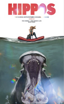 FLORIDA HIPPOPOTAMUS COCAINE MASSACRE 1 SKAN JAWS MOVIE POSTER HOMAGE VARIANT