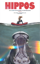 FLORIDA HIPPOPOTAMUS COCAINE MASSACRE 1 SKAN JAWS MOVIE POSTER HOMAGE VARIANT