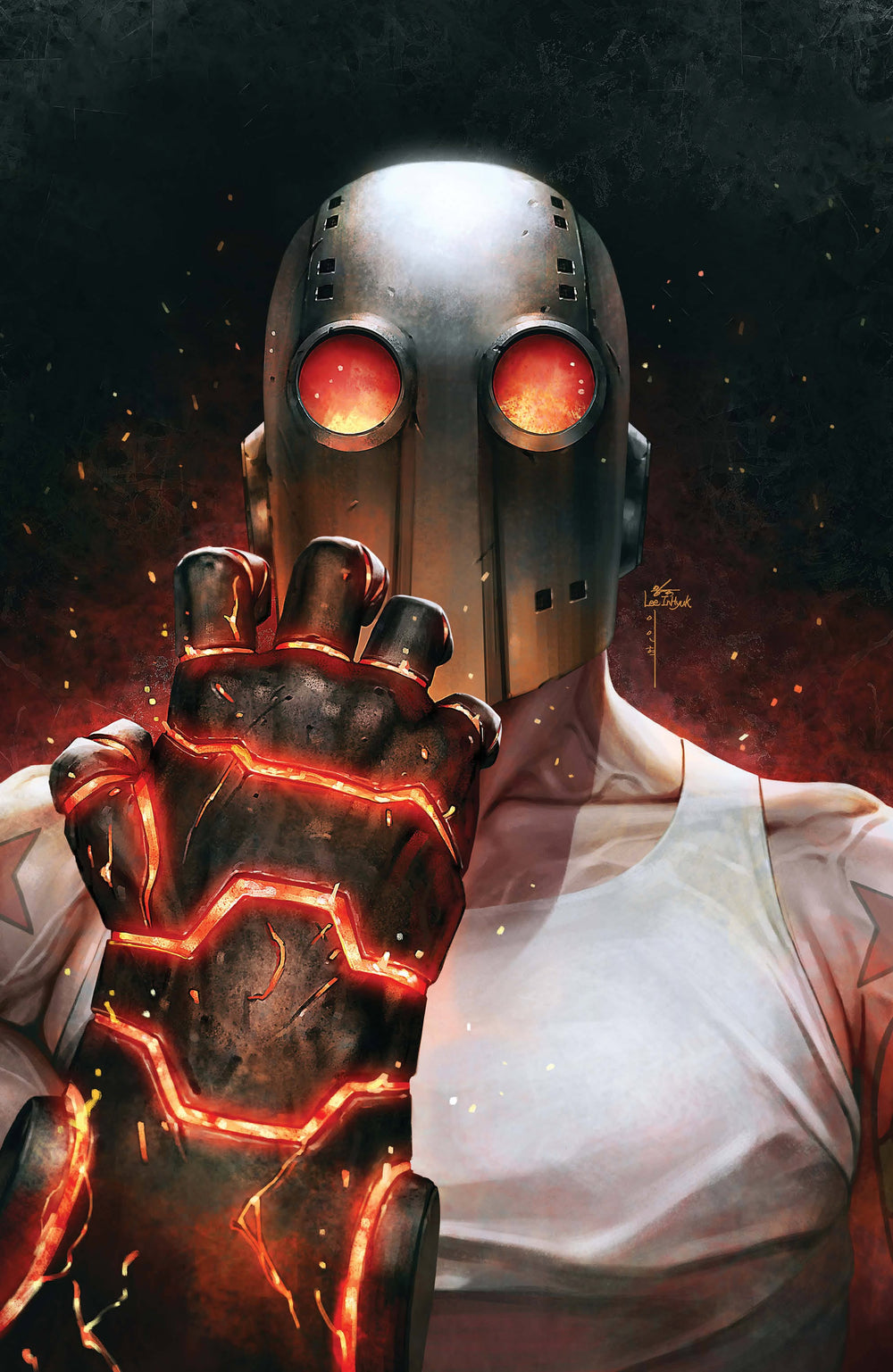Hammerfist #1 Inhyuk Lee NYCC Virgin Variant virgin cover by Inhyuk Lee