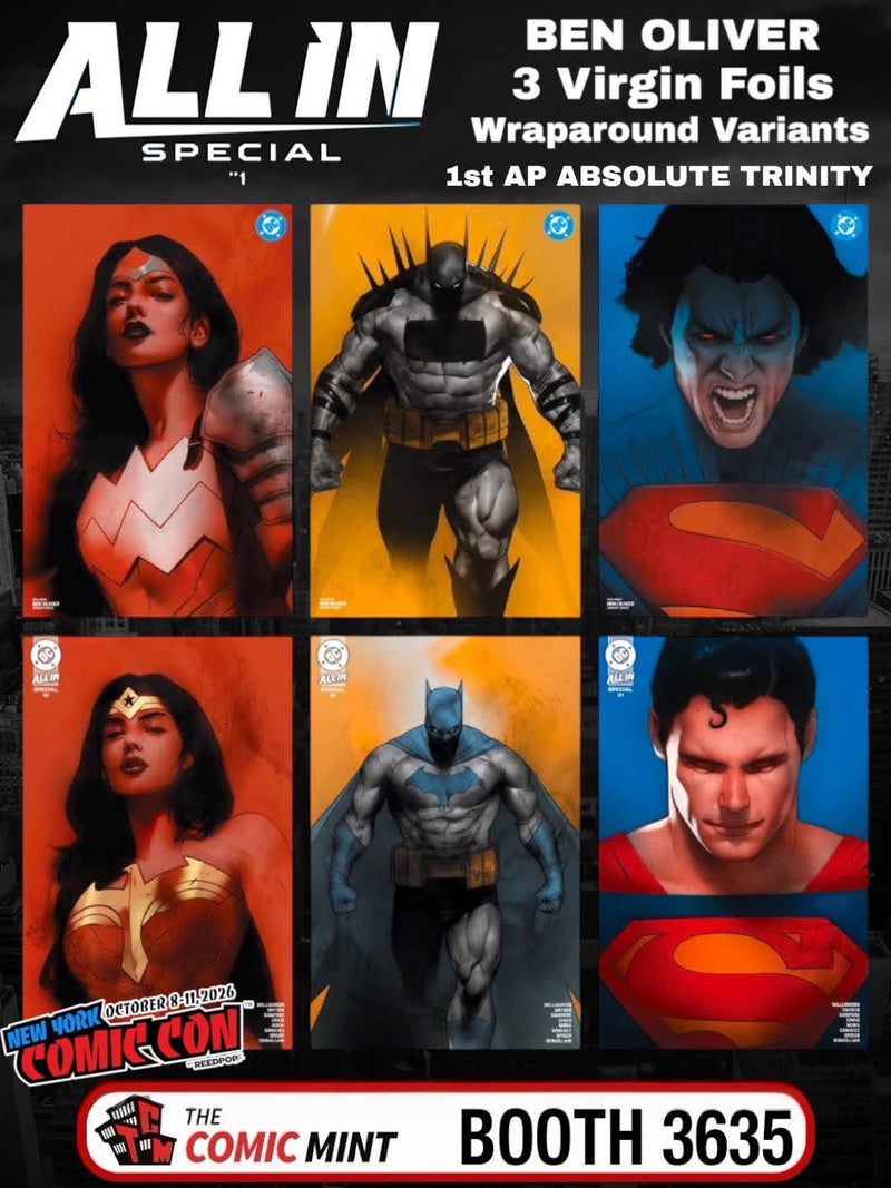 その他 documentary of TOPCOAT 15th ANNIVERSARY DC ALL IN SPECIAL 1 NYCC BEN OLIVER VIRGIN FOIL VARIANTS