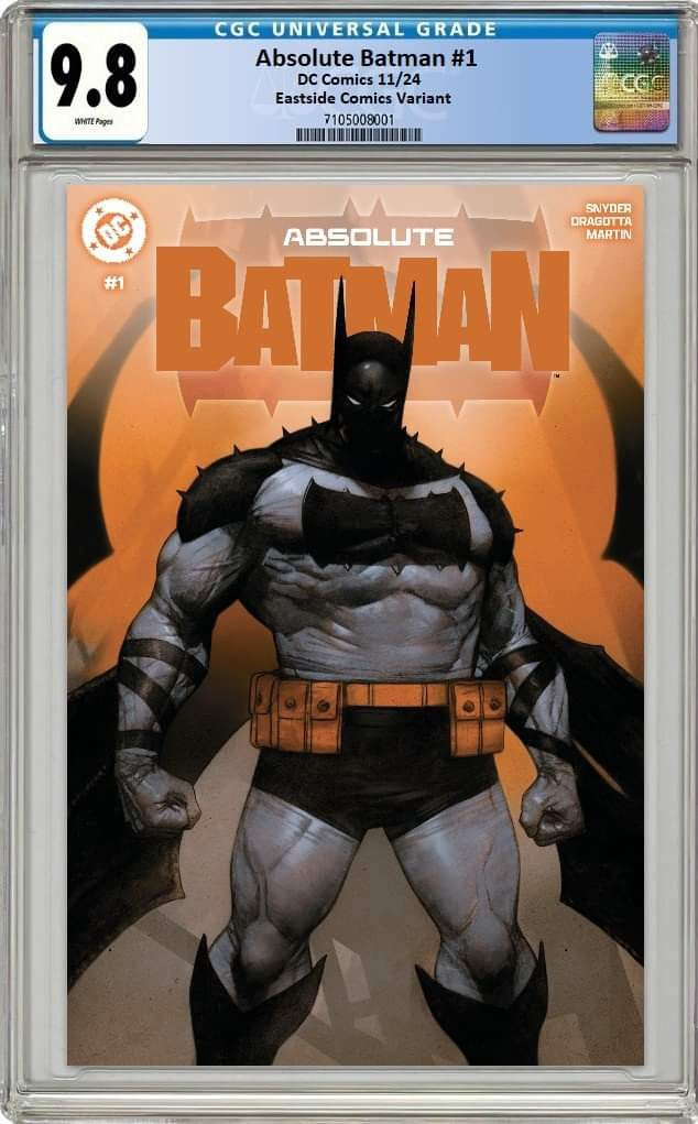 ABSOLUTE BATMAN 1 BEN OLIVER SPOT FOIL VARIANT