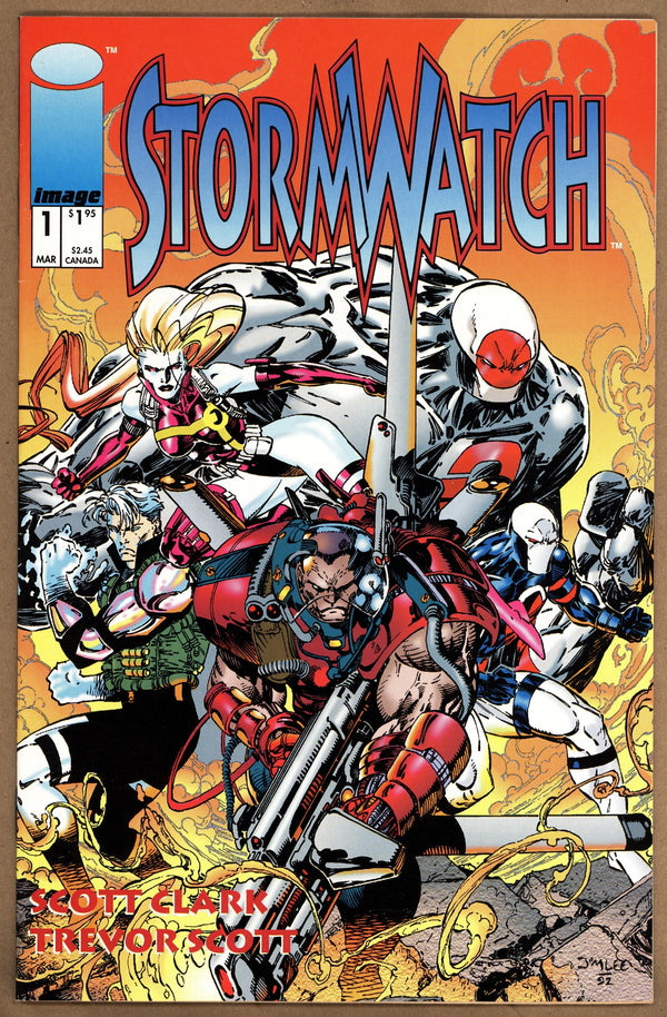 STORMWATCH #1 (1993) JIM LEE COVER