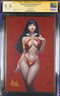 VAMPIRELLA: DARK REFLECTIONS #1 TCM RED VIRGIN VARIANT SIGNED BY WILL JACK CGC 9.9
