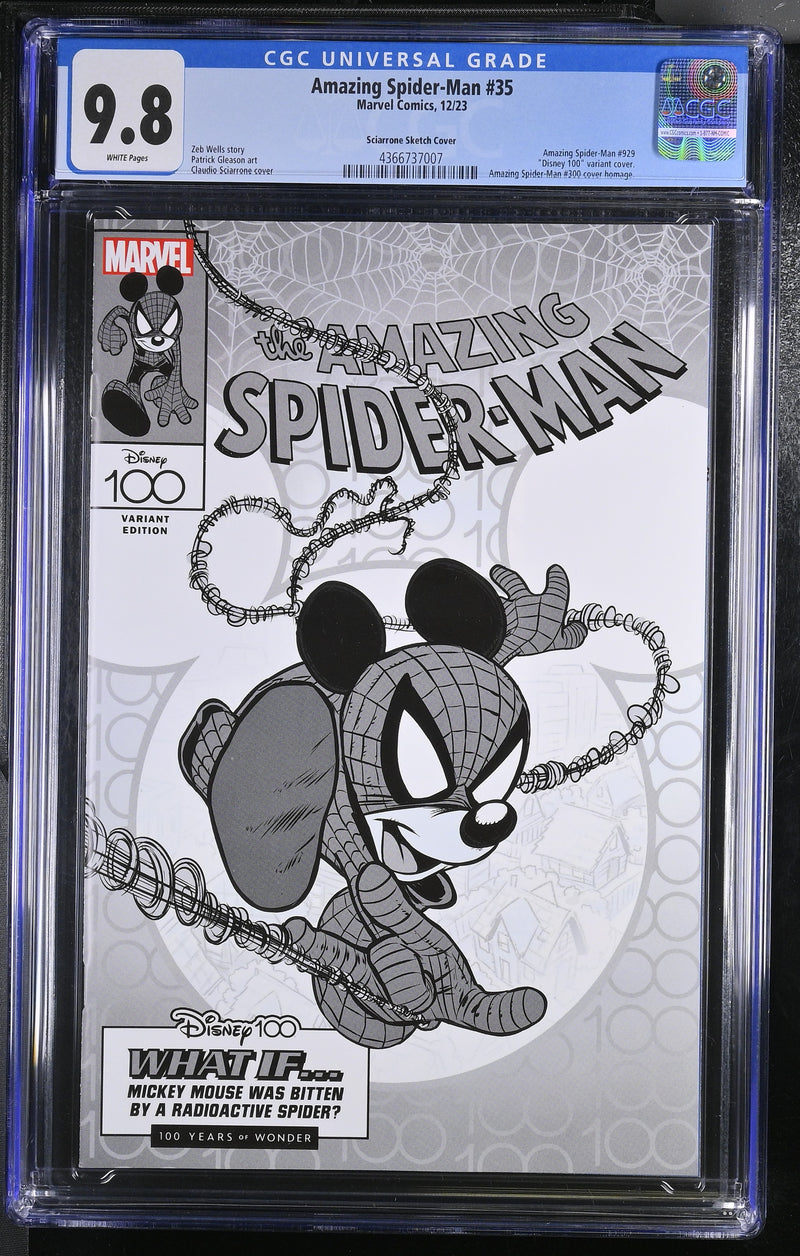 AMAZING SPIDER-MAN 35 CGC 9.8 1:100 INCENTIVE RATIO ASM 300 HOMAGE