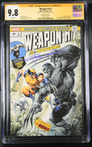 WEAPON H 1 CLAYTON CRAIN SIGNED CGC 9.8 VARIANT - HULK 181 HOMAGE