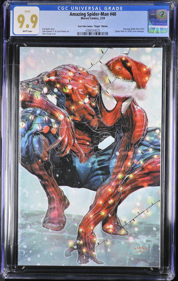 AMAZING SPIDER-MAN 40 CGC 9.9 JOHN GIANG VIRGIN VARIANT