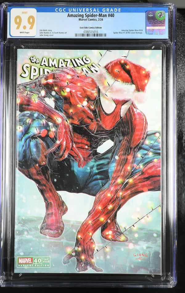 AMAZING SPIDER-MAN 40 CGC 9.9 JOHN GIANG TRADE DRESS VARIANT