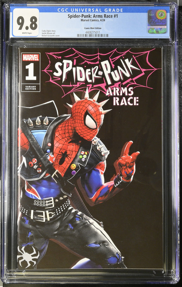 SPIDER-PUNK: ARMS RACE #1 TCM RAFAEL GRASSETTI VARIANT CGC 9.8