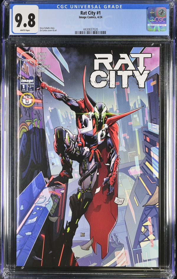 RAT CITY #1 MAIN COVER CGC 9.8