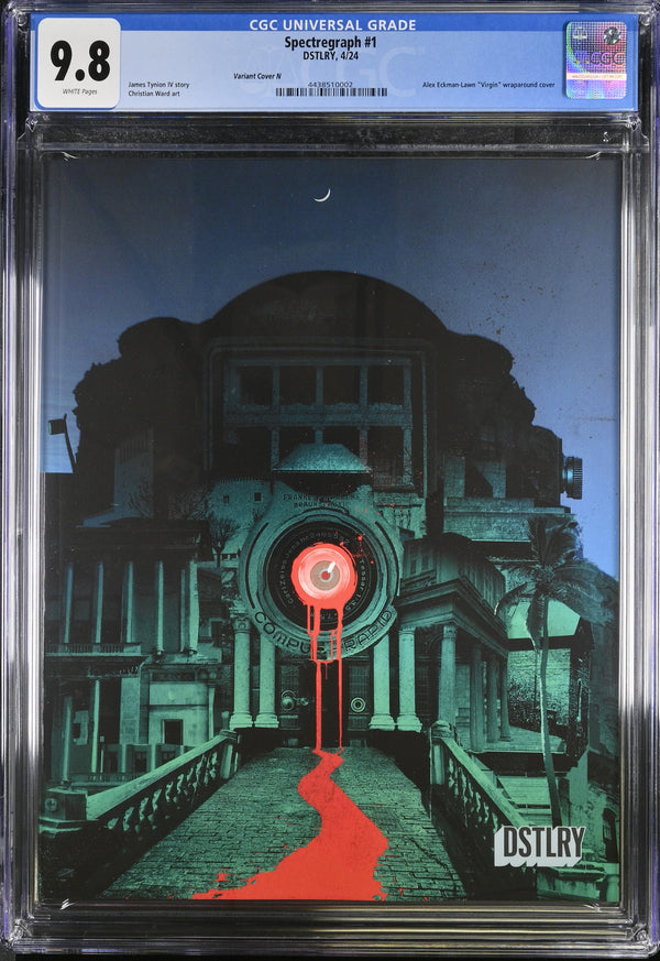 SPECTREGRAPH #1 ALEX ECKMAN-LAWN VIRGIN WRAPAROUND VARIANT CGC 9.8