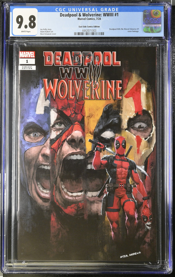 DEADPOOL & WOLVERINE: WWIII #1 SKAN SRISUWAN VARIANT CGC 9.8