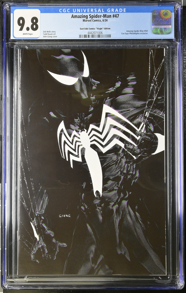 AMAZING SPIDER-MAN #47 JOHN GIANG FAN EXPO VIRGIN VARIANT CGC 9.8