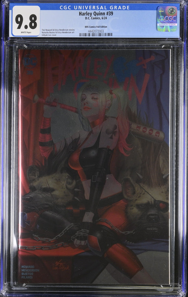 HARLEY QUINN #39 INHYUK LEE FOIL VARIANT CGC 9.8