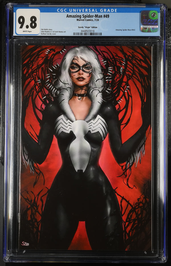 AMAZING SPIDER-MAN #49 NATHAN SZERDY VIRGIN VARIANT CGC 9.8