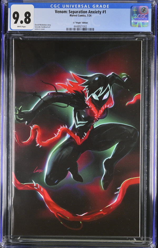 VENOM: SEPARATION ANXIETY #1 LEIRIX LI VIRGIN VARIANT CGC 9.8