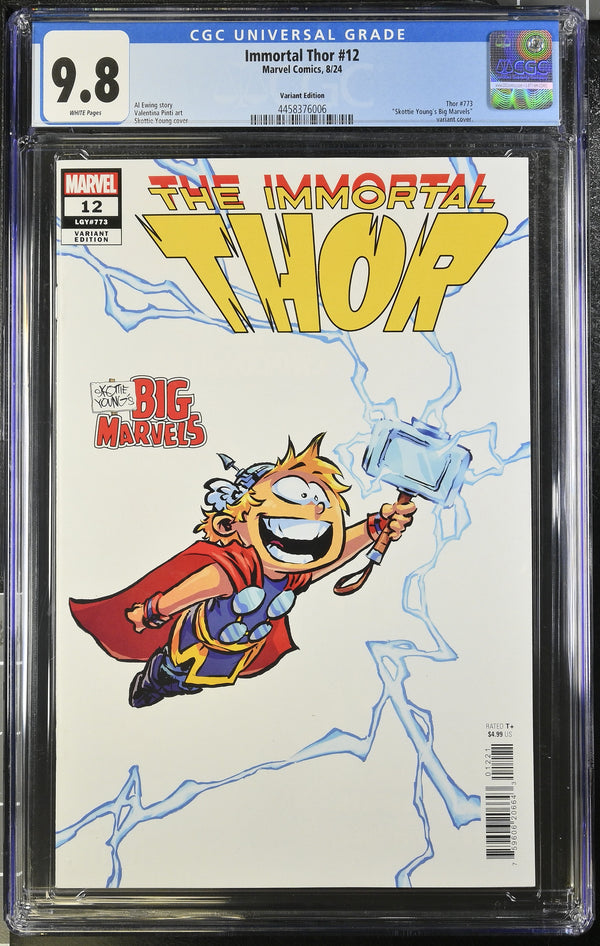 IMMORTAL THOR #12 SKOTTIE YOUNG BIG MARVELS VARIANT CGC 9.8