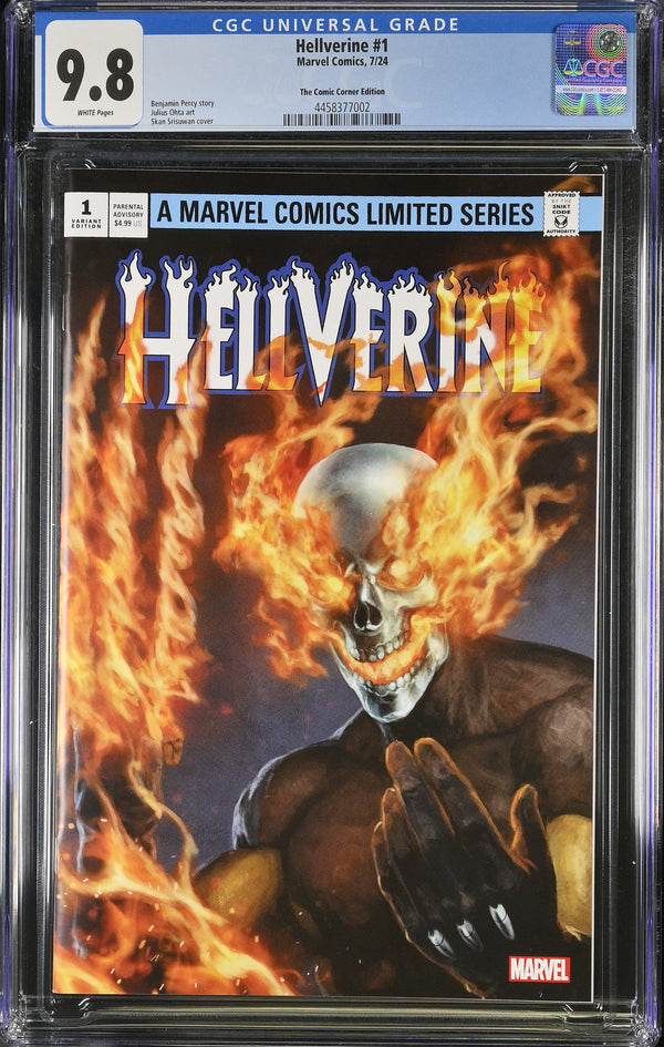 HELLVERINE #1 SKAN SRISUWAN VARIANT CGC 9.8