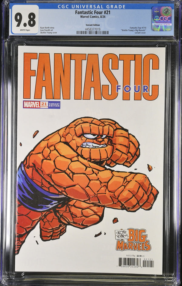 FANTASTIC FOUR #21 SKOTTIE YOUNG BIG MARVELS VARIANT CGC 9.8