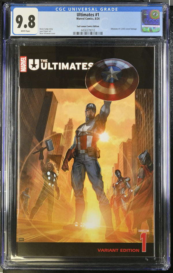 ULTIMATES #1 SKAN SRISUWAN VARIANT CGC 9.8