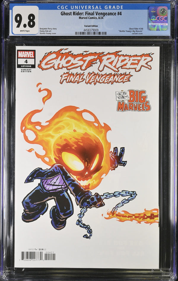 GHOST RIDER: FINAL VENGEANCE #4 SKOTTIE YOUNG BIG MARVELS VARIANT CGC 9.8