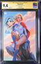 POWER GIRL #5 TCM VIRGIN VARIANT SIGNED & REMARKED BY WILL JACK CGC 9.4