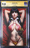 VAMPIRELLA #666 RED VIRGIN VARIANT SIGNED & REMARKED BY WILL JACK CGC 9.8