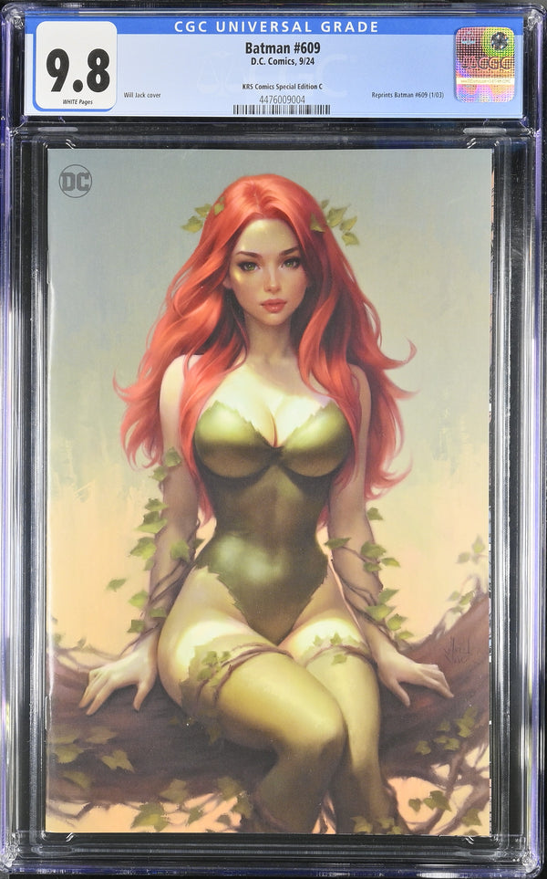 BATMAN #609 SPECIAL EDITION WILL JACK FULL BODY VARIANT CGC 9.8