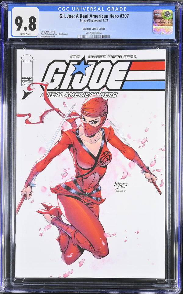 G.I. JOE: A REAL AMERICAN HERO #307 JOHN ROYLE VARIANT CGC 9.8