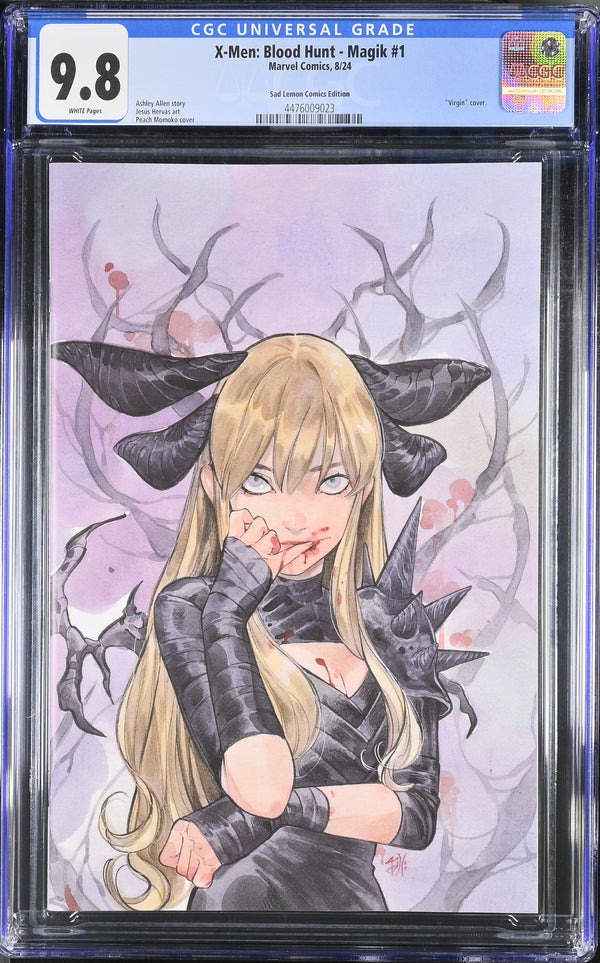 X-MEN: BLOOD HUNT - MAGIK #1 PEACH MOMOKO VIRGIN VARIANT CGC 9.8