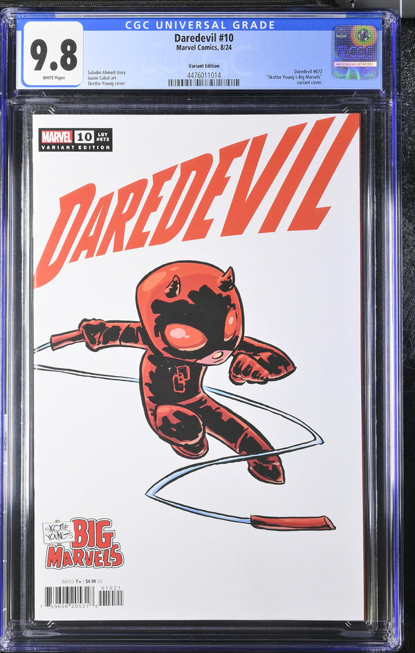 DAREDEVIL #10 SKOTTIE YOUNG BIG MARVELS VARIANT CGC 9.8