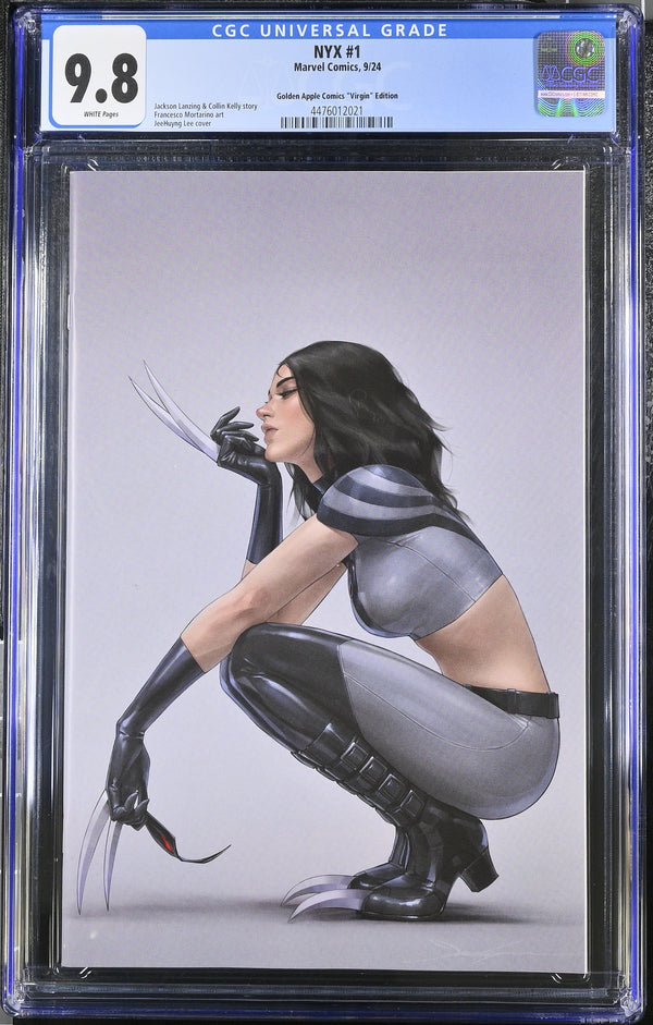 NYX #1 JEEHYUNG LEE VIRGIN VARIANT CGC 9.8