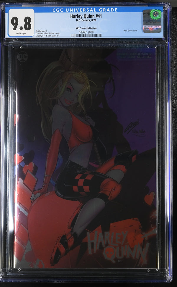 HARLEY QUINN #41 PAUL GREEN FOIL VARIANT CGC 9.8