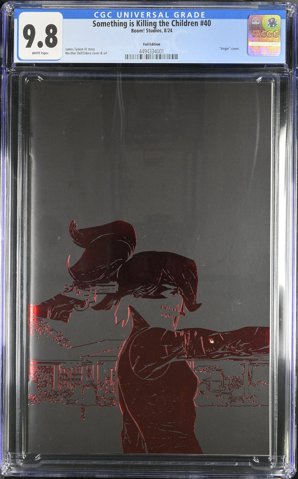 SOMETHING IS KILLING THE CHILDREN #40 1:75 DELL'EDERA FOIL VARIANT CGC 9.8